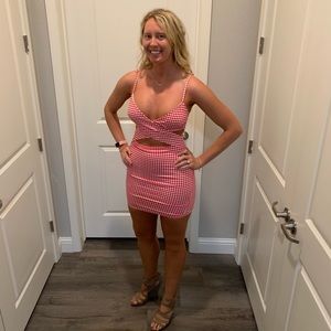 BlueBlush Checkered Dress